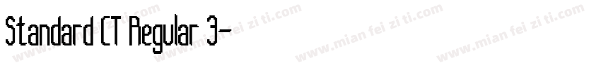 Standard CT Regular 3字体转换